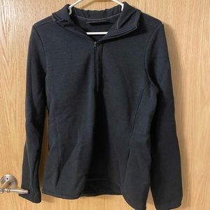 Black under armour fleece lined quarter zip